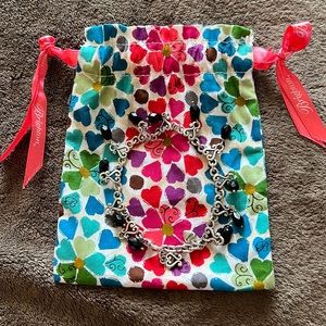 Brighton black and silver bracelet with dust cover